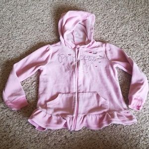 Pink princess hoodie